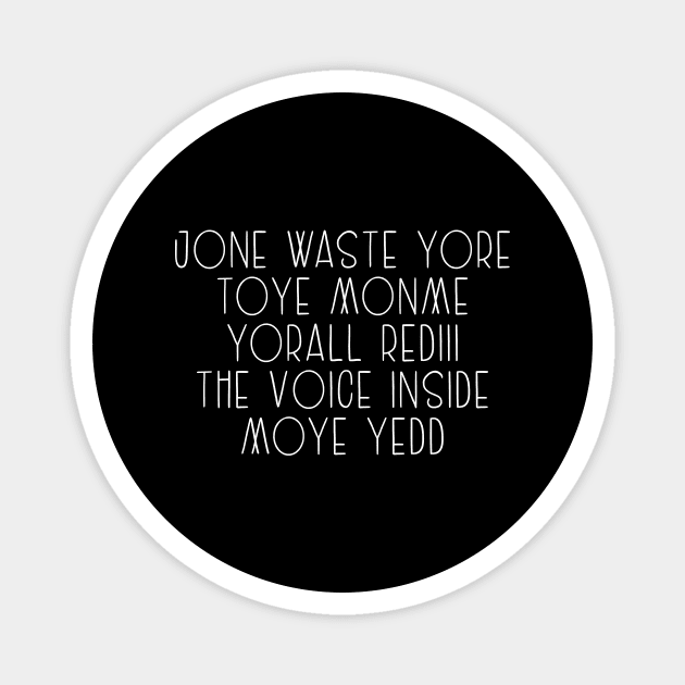 JONE WASTE YORE Funny I Miss You Jone Waste Yore Toye Monme Magnet by DesignergiftsCie